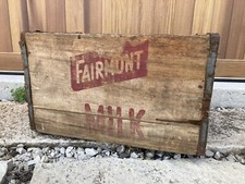 Vintage Wooden Milk Crate