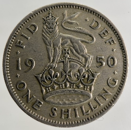 1950 george shilling coin - 1950,