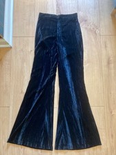 Zara black velvet style boot - velvet,