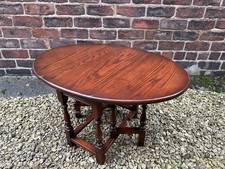 Old Charm Oak drop-leaf Oval
