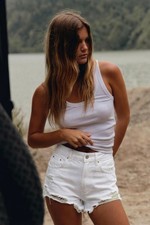 New Zara White High-rise