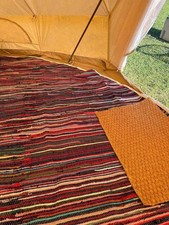 Half Moon Indian Rag Rug