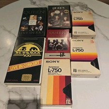 Lot Of 7 X Queen Betamax Tapes