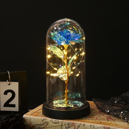 Light flower rose glass - light,