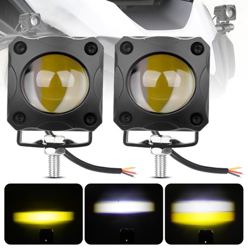 White yellow motorcycle - white,