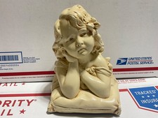 Vintage Chalkware Girl