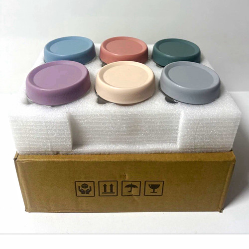 Set round glass - set, 6