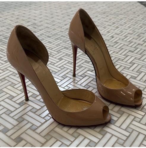 Christian louboutin peep toe - christian,