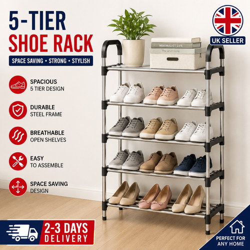 Tier shoe rack stand space - shoe,