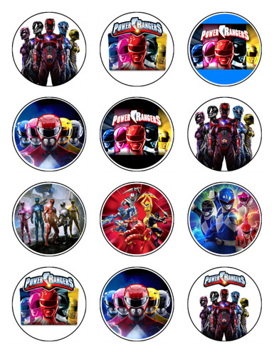 Power rangers edible - edible, cake