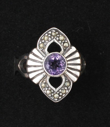 Art deco peacock fan ring - deco,