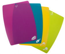 Flexible Chopping Boards - Flexi Food Cutting Sheets - Multicolor (Pack of 4)