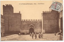 Morocco old postcard fez - postcard,