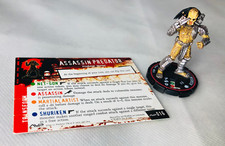 HorrorClix Assasin Predator #016 Red Figure Model Vintage Horror Clix