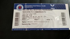 2024/25  Ticket Rangers Hibs
