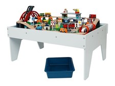 Lupilu Train Set Table 100 Piece Set – Storage Tray – 3-Year Warranty