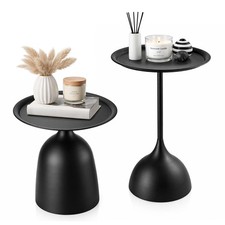Side Tables Set of 2 Round