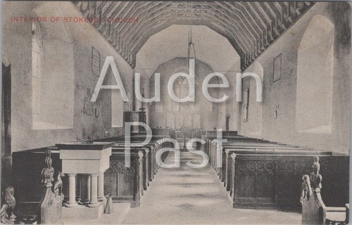 Stokesby church interior - church,