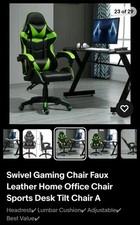 Swivel Gaming Chair Faux