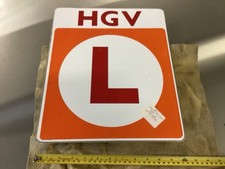 Old Tin Metal,hgv Sign,lorry,as New Really,display,prop.