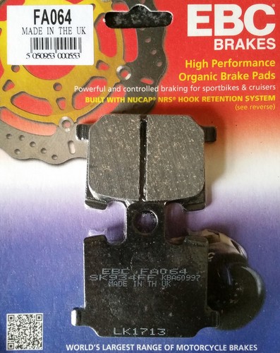 Ebc fa064 brake pads - ebc/fa064,