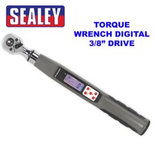 Sealey 3/8" Sq Dr Digital Electronic Torque Wrench 8Nm-85Nm 5.9-62.7lb.ft STW308