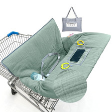 Muslin Shopping Cart Cover for
