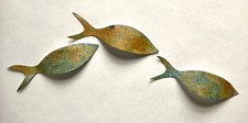 3D Fish Metal Effect Wall Art