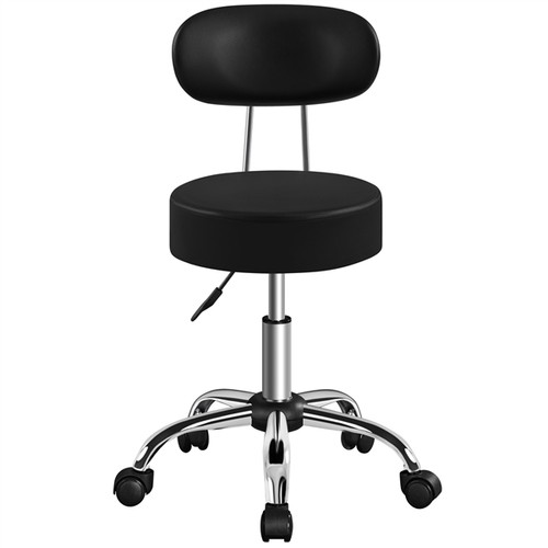 Rolling salon stool with - rolling,