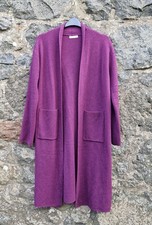 Longline cardigan coat with - cardigan,