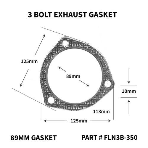 Universal bolt exhaust - universal, 3