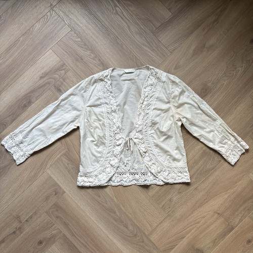 Cream cotton crochet - cream,