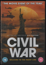 Civil War (DVD 2024) Alex Garland dystopian action thriller Kirsten Dunst