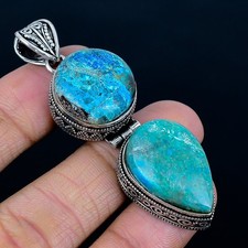 925 Silver Overlay Chrysocolla