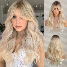 Esmee Long Wavy Ombre Blonde