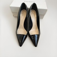 Nina Ricci Black Patent High