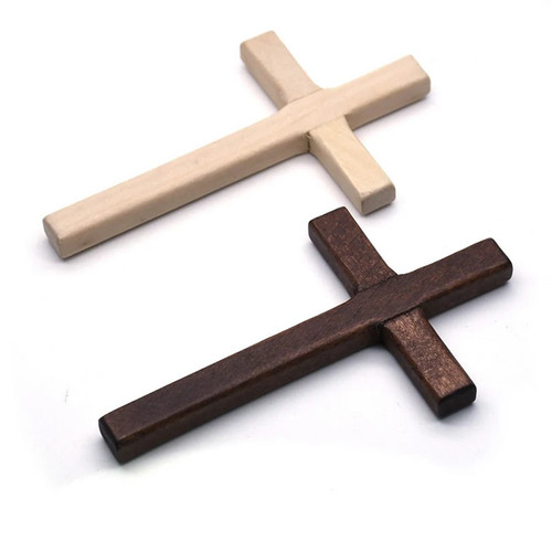 Christian wooden cross 12cm - wooden,
