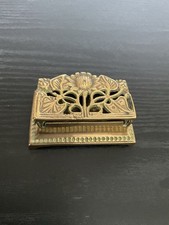 Vintage  Oblong Brass Stamp
