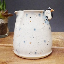 Studio Pottery Milk Jug Signed