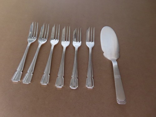 Six vintage silver plate - vintage,