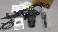 Nikon D90 with lens