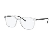 Ray Ban Eyeglasses RB 7185 5943 Crystal & Black Eyewear Glasses Frames 50-18-145