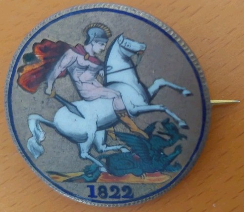 1822 george enamelled crown - 1822,