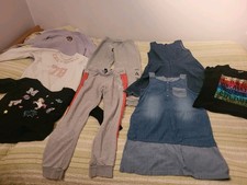 Girl's Clothes Bundle 10-11 Years Jampers, Dresses Top Trousers