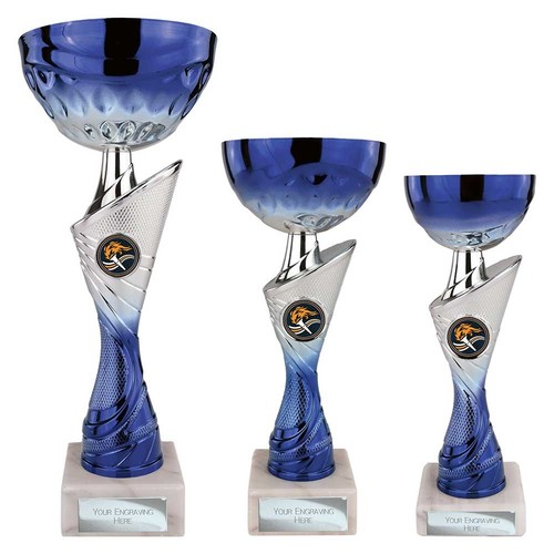 Blue silver classic - blue+silver, cup