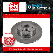 Brake discs pair solid - solid, fits