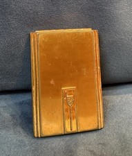 Vintage Max Factor Hollywood Art Deco Rouge & Powder Compact With Mirror