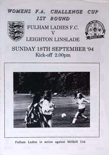 1994 fulham ladies - 18/09/1994,
