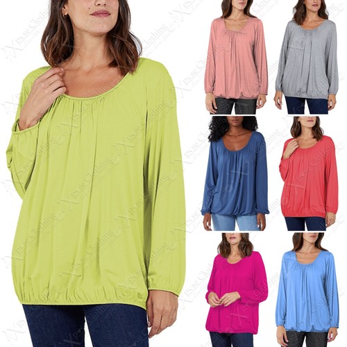 New ladies ruched neck - neck, baggy