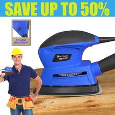 PRO. Electric Sander Sanding Machine For Wood Wall Power Tool W/ Sanding Sheets